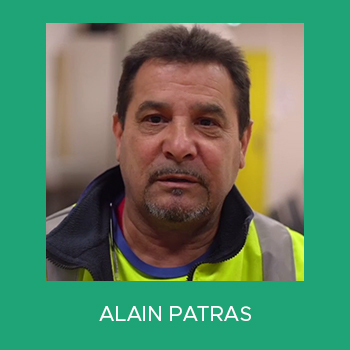 Alain Patras, Chef d'équipe, Service propreté - Mairie d'Avignon